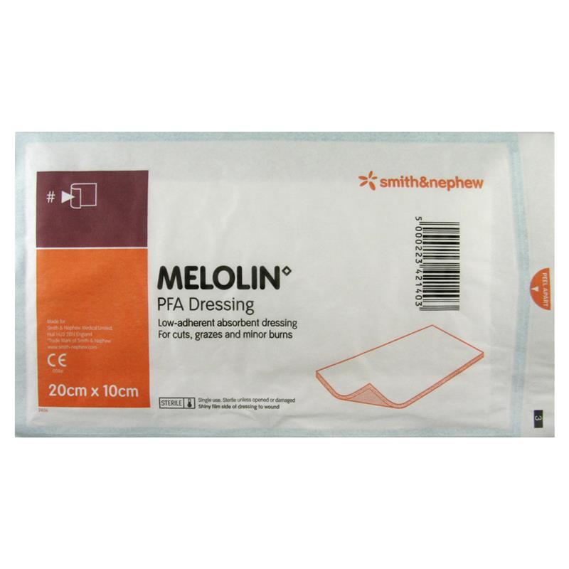 Melolin Wound Dressings Non Adhesive Sterile 20x10cm